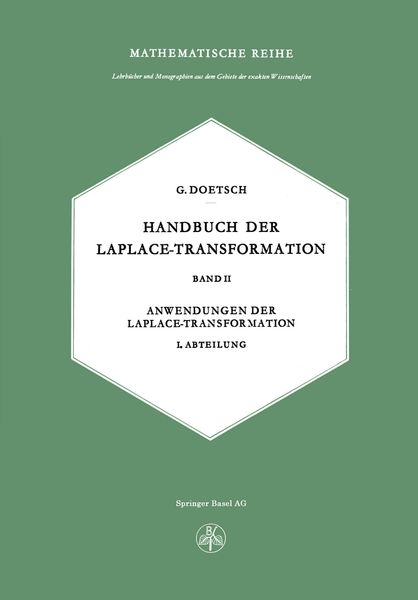 Produktbild: Handbuch der Laplace-Transformation