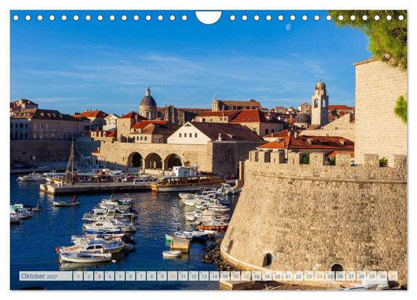 Produktbild: Dubrovnik historische Altstadt - UNESCO‑Welterbe im sonnigen Kroatien (Wandkalender 2027 DIN A4 quer), CALVENDO Monatskalender