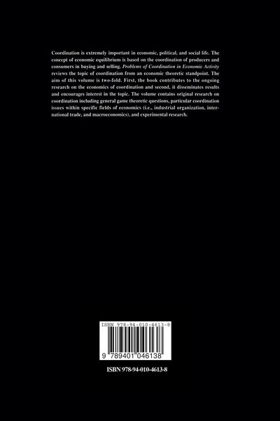 Produktbild: Problems of Coordination in Economic Activity