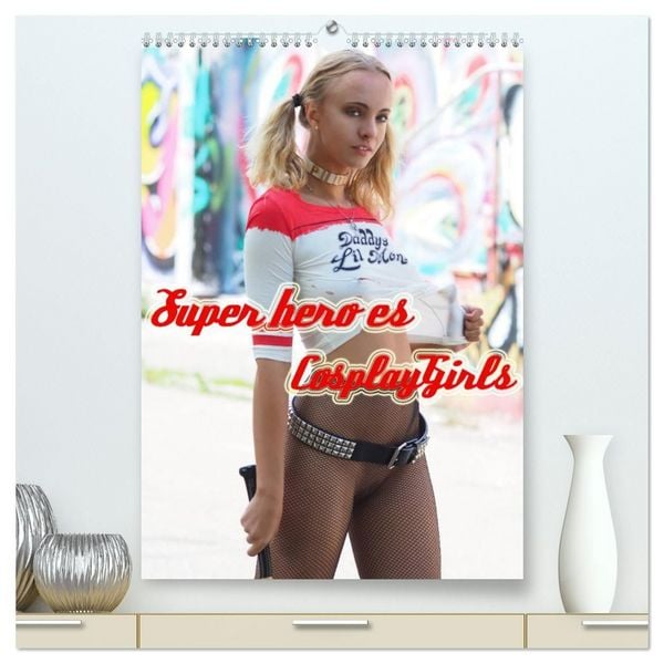 Produktbild: Superheroes Cosplay Girls (hochwertiger Premium Wandkalender 2027 DIN A2 hoch), Kunstdruck in Hochglanz