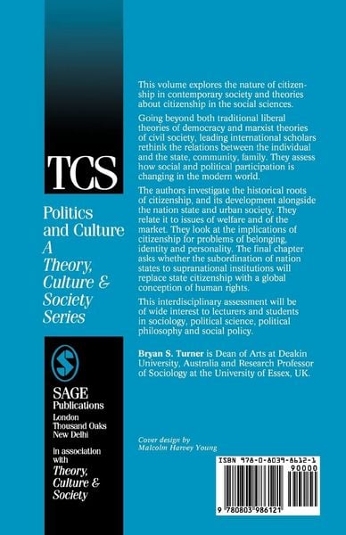 Produktbild: Citizenship and Social Theory