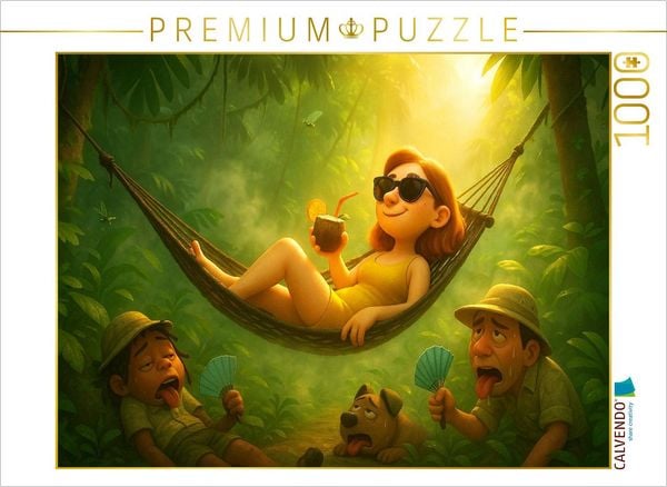 CALVENDO Puzzle Gerade der richtige Urlaubsort - schön entspannt heiß | 1000 Teile Lege-Größe 64x48cm Foto-Puzzle für glückliche Stunden