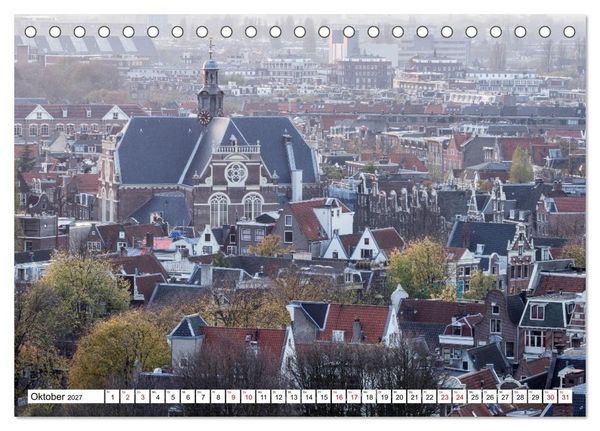 Produktbild: Amsterdam - Momente einer Reise (Tischkalender 2027 DIN A5 quer), CALVENDO Monatskalender