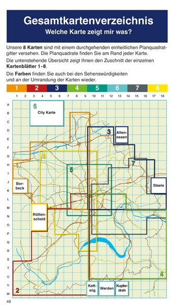 Produktbild: Essen - Kartenset mit Stadtf&uuml;hrer