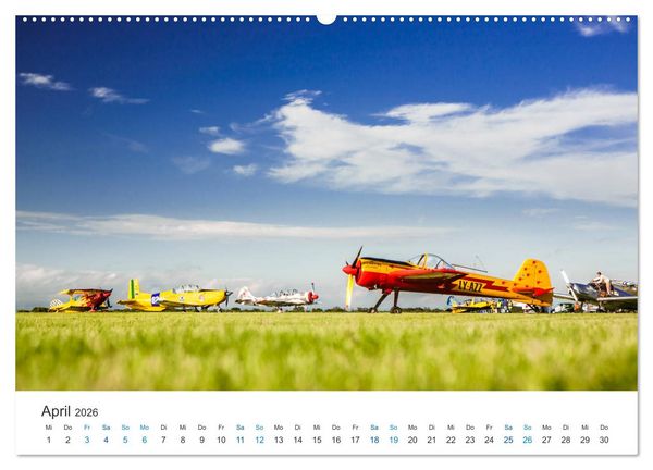Produktbild: AVIATION CLASSICS seen by custompix.de (Wandkalender 2026 DIN A2 quer), CALVENDO Monatskalender
