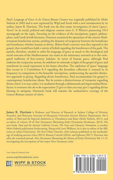 Produktbild: Paul's Language of Grace in its Graeco-Roman Context