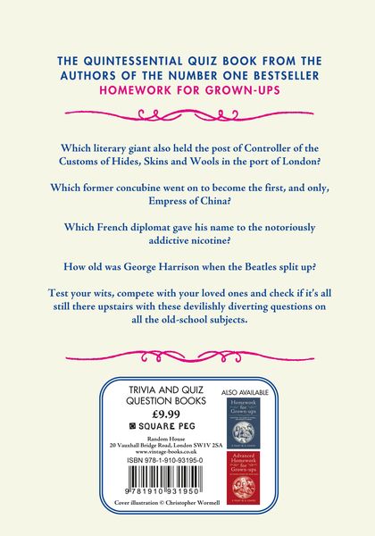 Produktbild: Homework for Grown-Ups Quiz Book