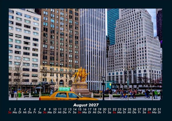 Produktbild: New York 2027 Fotokalender DIN A4