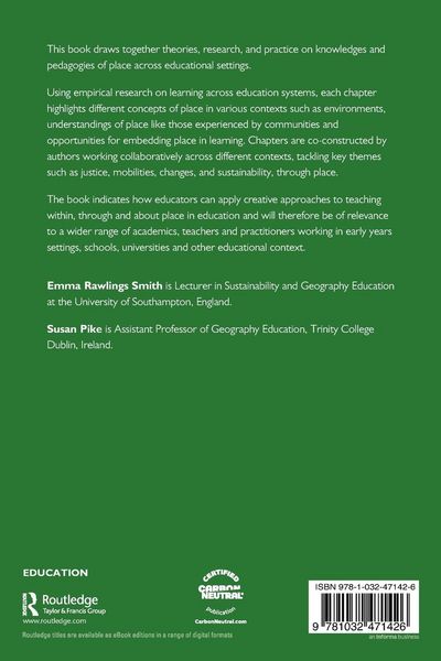 Produktbild: Encountering Ideas of Place in Education