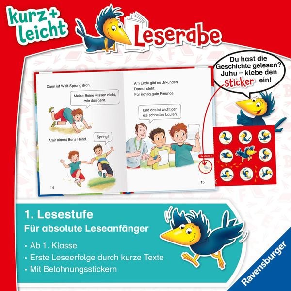 Produktbild: Leserabe 1. Lesestufe Kurz und leicht - Schulgeschichten