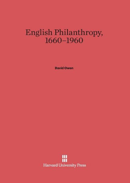 Produktbild: English Philanthropy, 1660-1960