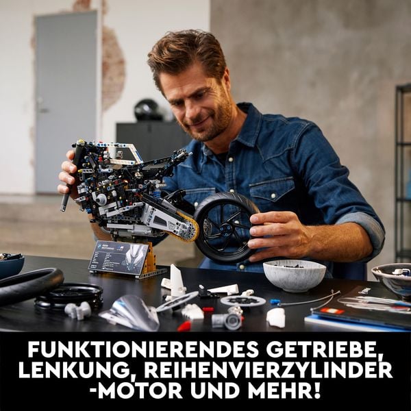 LEGO Technic 42130 BMW M 1000 RR, Motorrad Modellbausatz für Erwachsene