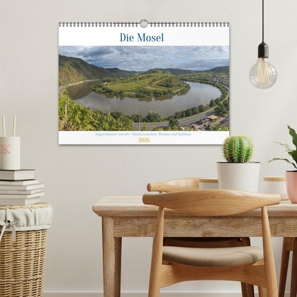 Produktbild: Die Mosel zwischen Bremm und Koblenz (Wandkalender 2026 DIN A3 quer), CALVENDO Monatskalender