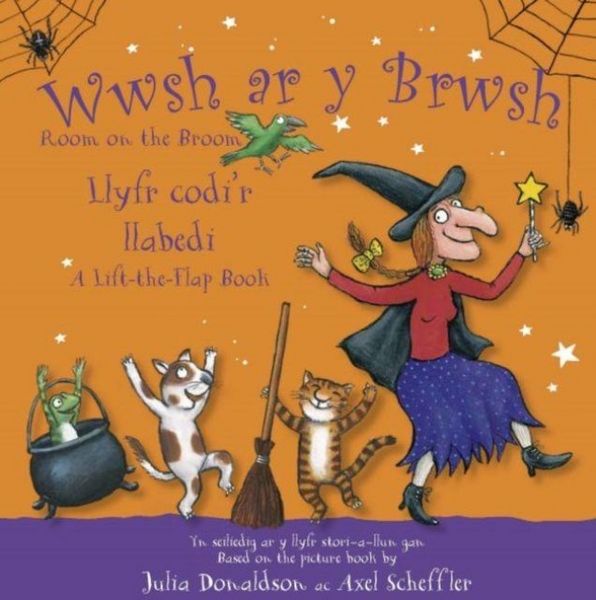 Produktbild: Wwsh ar y Brwsh - Llyfr codi'r llabedi / Room on the Broom - A lift-the-flap book