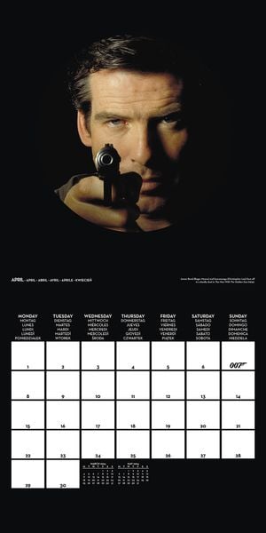 James Bond 2025 30X30 Brosch Renkalender Wandkalender Thalia James Bond 2025 30x30 Broschuerenkalender