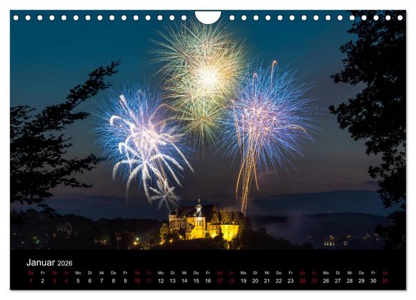 Produktbild: M&auml;rchenhaftes Marburg (Wandkalender 2026 DIN A4 quer), CALVENDO Monatskalender