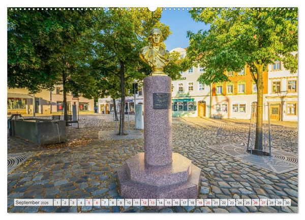 Produktbild: Bischofswerda Impressionen (hochwertiger Premium Wandkalender 2026 DIN A2 quer), Kunstdruck in Hochglanz