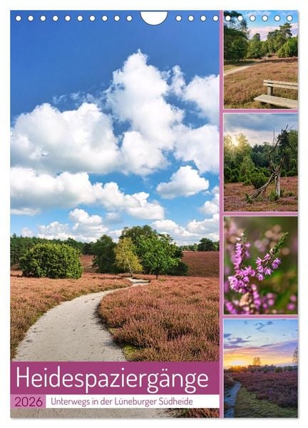 Heidespaziergänge (Wandkalender 2026 DIN A4 hoch), CALVENDO Monatskalender