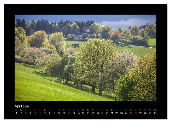 Produktbild: Taunus (Wandkalender 2026 DIN A2 quer), CALVENDO Monatskalender