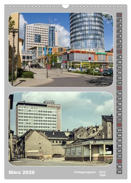 Produktbild: Jena im Wandel (Wandkalender 2026 DIN A3 hoch), CALVENDO Monatskalender