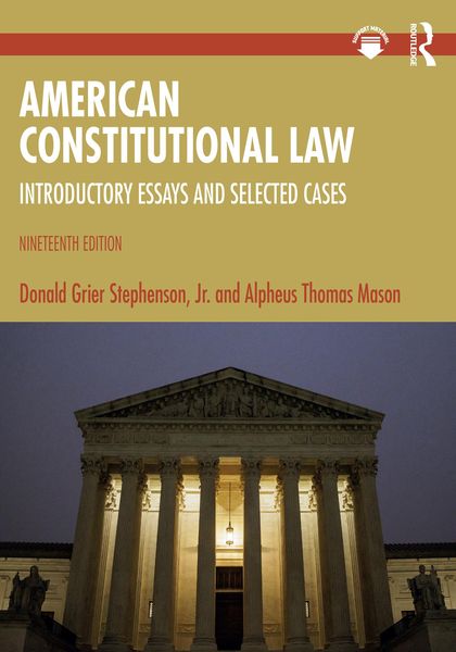 Produktbild: American Constitutional Law