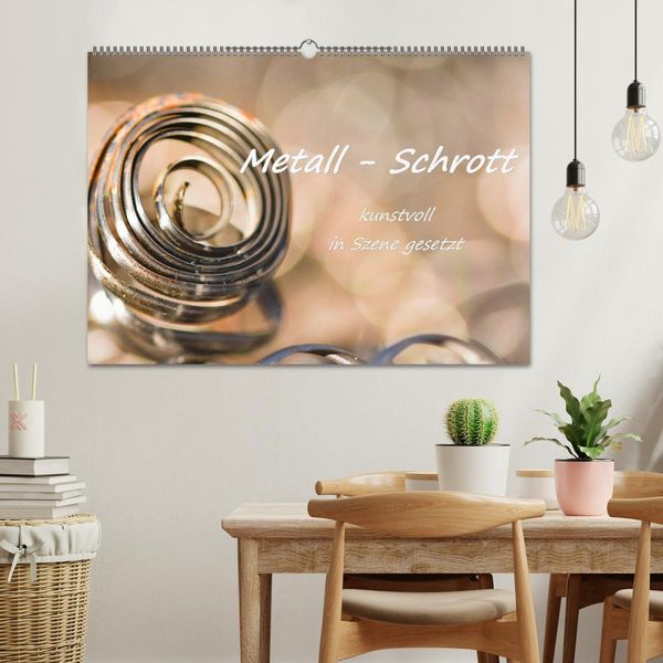 Produktbild: Metall - Schrott kunstvoll in Szene gesetzt (Wandkalender 2026 DIN A2 quer), CALVENDO Monatskalender