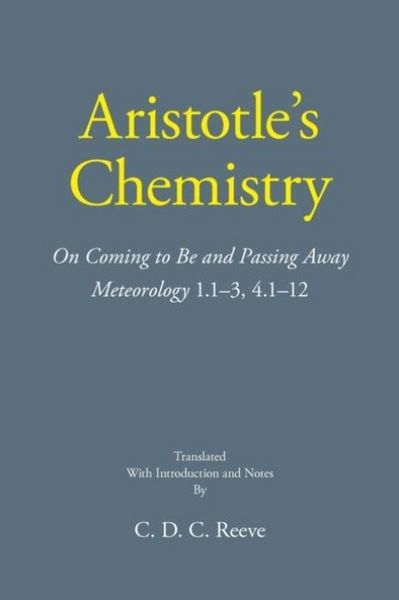 Produktbild: Aristotle: Aristotle's Chemistry