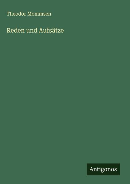 Produktbild: Reden und Aufs&auml;tze