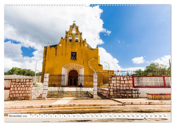 Produktbild: Unterwegs auf Yucatan Mexiko (hochwertiger Premium Wandkalender 2026 DIN A2 quer), Kunstdruck in Hochglanz
