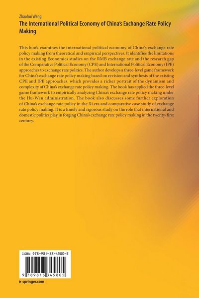 Produktbild: The International Political Economy of China&rsquo;s Exchange Rate Policy Making