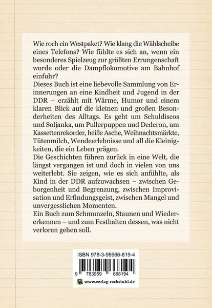 Produktbild: Als die DDR unser Zuhause war