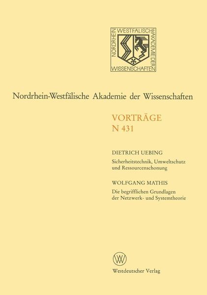 Produktbild: Nordrhein-Westfälische Akademie der Wissenschaften