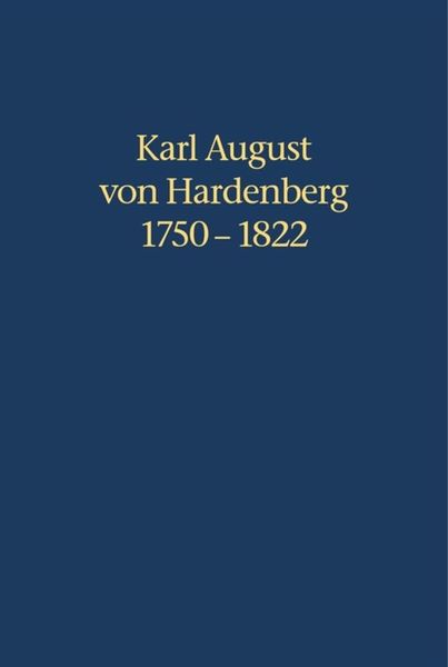 Produktbild: Karl August von Hardenberg 1750-1822