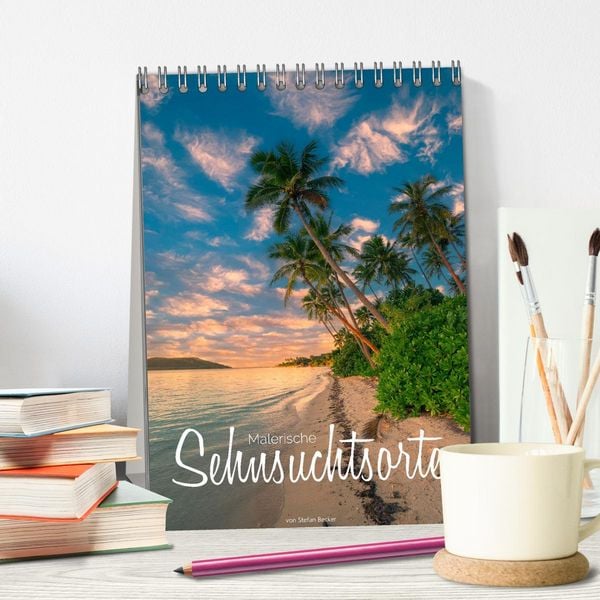Produktbild: Malerische Sehnsuchtsorte (Tischkalender 2026 DIN A5 hoch), CALVENDO Monatskalender