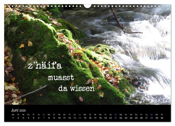 Produktbild: Baierische Lebensweisheiten (Wandkalender 2026 DIN A3 quer), CALVENDO Monatskalender