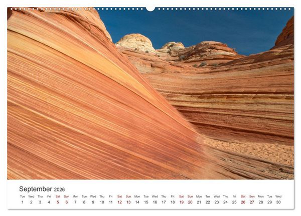 Produktbild: Paria Canyon The Wave (Wall Calendar 2026 DIN A2 landscape), CALVENDO 12 Month Wall Calendar