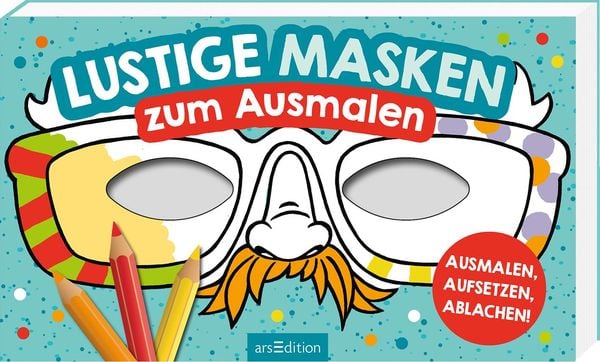 Masken: Lustige Masken zum Ausmalen