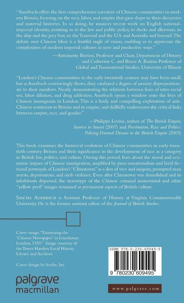 Produktbild: Race, Law, and "The Chinese Puzzle" in Imperial Britain