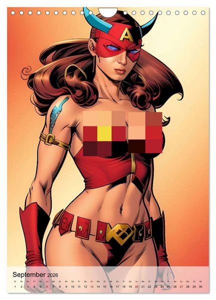 Produktbild: Super Sexy Superfrauen (Wandkalender 2026 DIN A4 hoch), CALVENDO Monatskalender