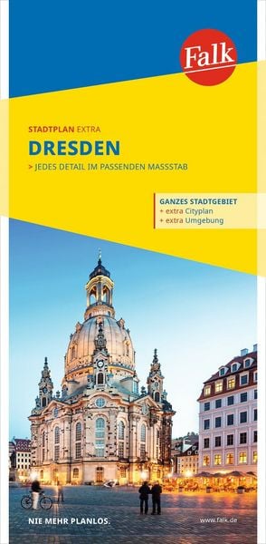 Produktbild: Falk Stadtplan Extra Dresden 1:20.000