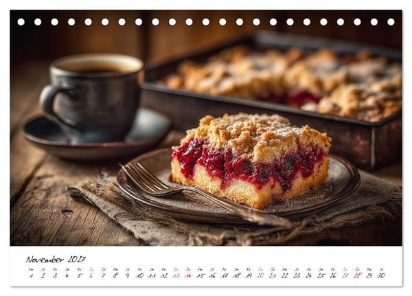 Produktbild: Klassiker aus Omas K&uuml;che - Zw&ouml;lf Kuchen mit Nostalgie-Gef&uuml;hl (Tischkalender 2027 DIN A5 quer), CALVENDO Monatskalender
