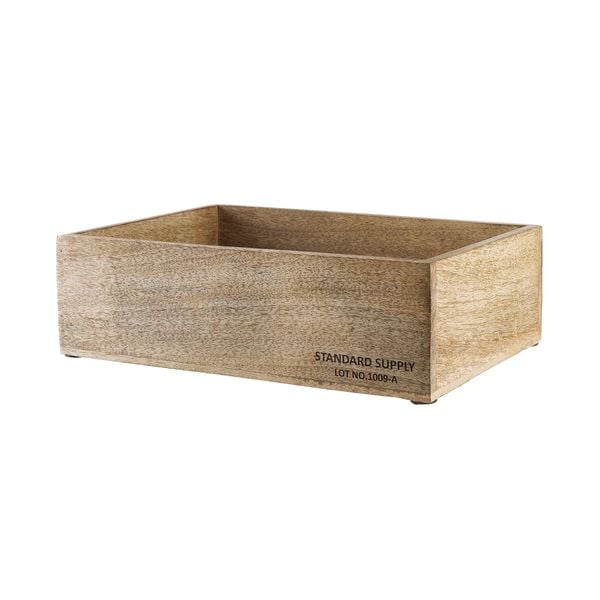 BUTLERS STANDARD SUPPLY Holzkasten rechteckig L 32 x B 24cm