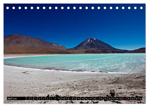 Produktbild: Bolivien Andenlandschaften (Tischkalender 2026 DIN A5 quer), CALVENDO Monatskalender