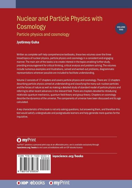 Produktbild: Nuclear and Particle Physics with Cosmology, Volume 2