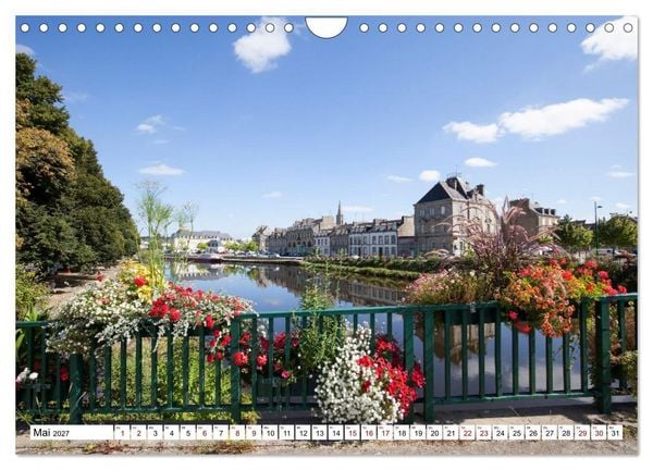 Produktbild: Hausbooturlaub Frankreich - Bretagne (Wandkalender 2027 DIN A4 quer), CALVENDO Monatskalender