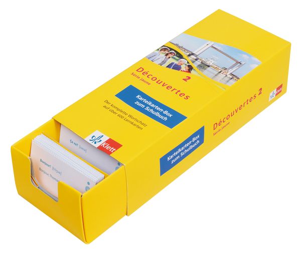 Découvertes 2 Série jaune - Vokabel-Lernbox zum Schülerbuch, Taschenbuch von , Klett Lerntraining bei PONS Langenscheidt GmbH, 978-3-12-924024-3