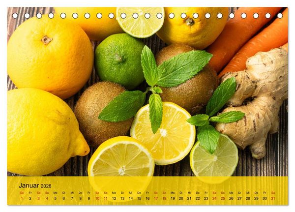 Produktbild: Jeden Monat lecker (Tischkalender 2026 DIN A5 quer), CALVENDO Monatskalender