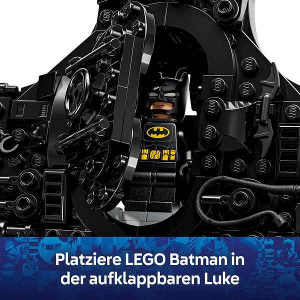 Produktbild: LEGO DC Batman Logo, Superhelden Spielzeug mit Minifiguren 76330