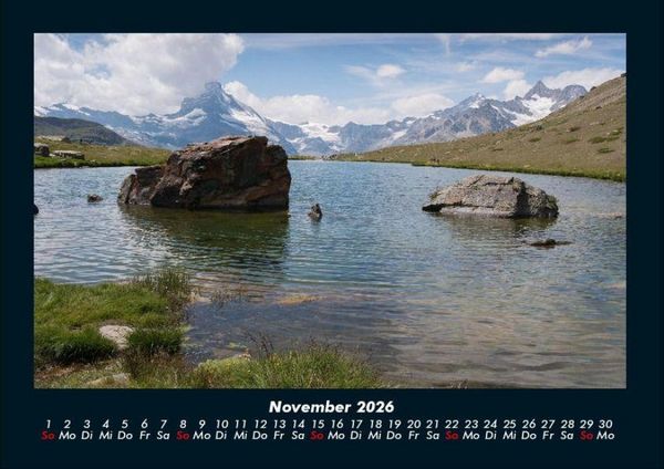Produktbild: Die Seen der Erde 2026 Fotokalender DIN A4
