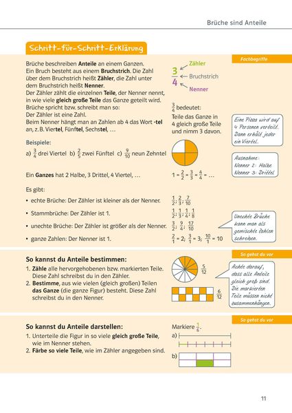 Produktbild: Klett Ich kann Mathe - Br&uuml;che und Dezimalzahlen 5./6. Klasse